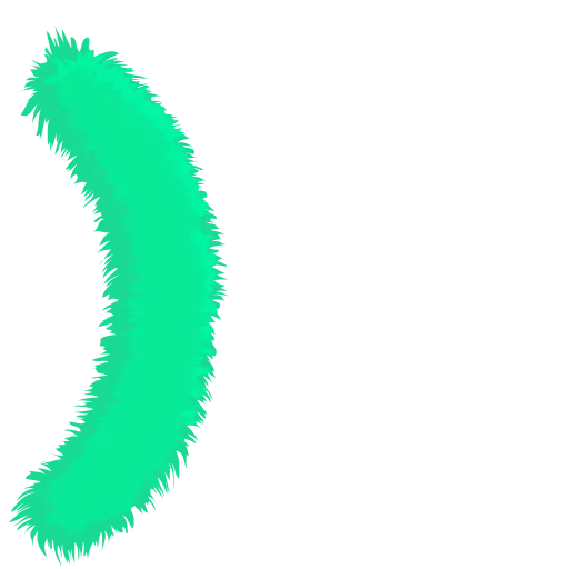 Стикер 51 Wool Letters Mint