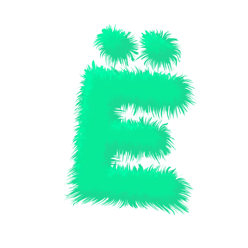 Стикер 7 Wool Letters Mint
