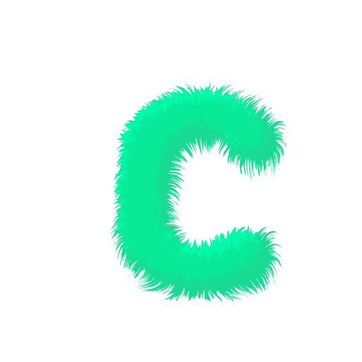 Стикер 19 Wool Letters Mint