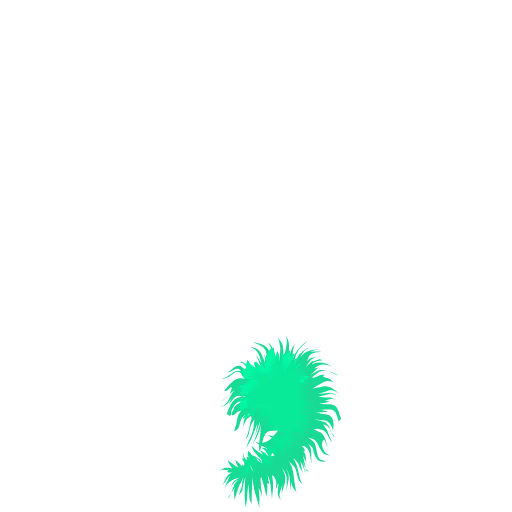 Стикер 46 Wool Letters Mint