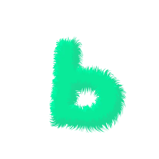 Стикер 30 Wool Letters Mint
