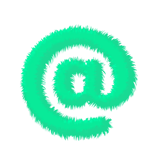 Стикер 54 Wool Letters Mint