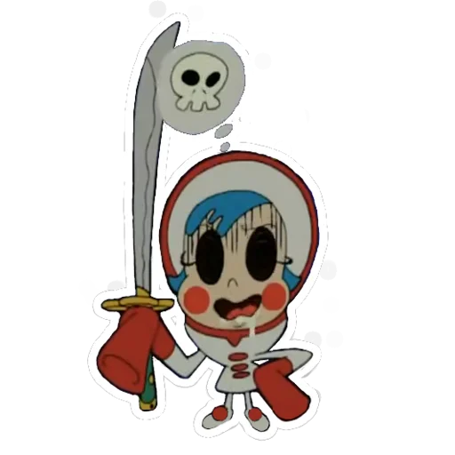 😈 Стикер «Milk Chan (Super Milk Chan)» для Telegram