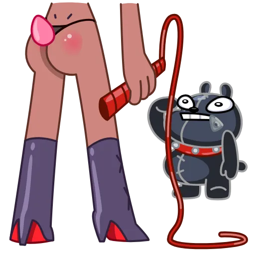 Стикер 27 Анимированный набор эмоджи с Mistress [18+]