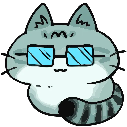Стикер 21 Mixcat