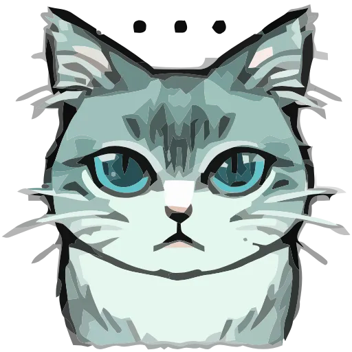 Стикер 9 Mixcat