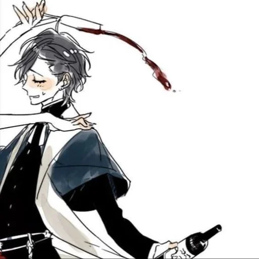 🍷 Стикер «Miyamura» для Telegram