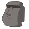 Стикер 22 Moai Stone