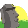 Стикер 17 Moai Stone