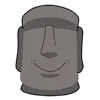 Стикер 7 Moai Stone