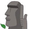Стикер 29 Moai Stone