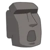 Стикер 10 Moai Stone