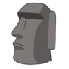 Стикер 13 Moai Stone