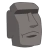 Стикер 36 Moai Stone