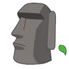 Стикер 6 Moai Stone