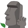 Стикер 27 Moai Stone