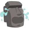 Стикер 11 Moai Stone