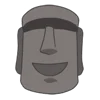 Стикер 16 Moai Stone