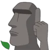 Стикер 31 Moai Stone