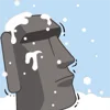 Стикер 21 Moai Stone