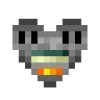 Стикер 15 Набор эмоджи по игре «Minecraft [Майнкрафт]» в сердечках