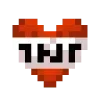 Стикер 24 Набор эмоджи по игре «Minecraft [Майнкрафт]» в сердечках
