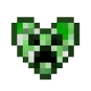 Стикер 3 Набор эмоджи по игре «Minecraft [Майнкрафт]» в сердечках