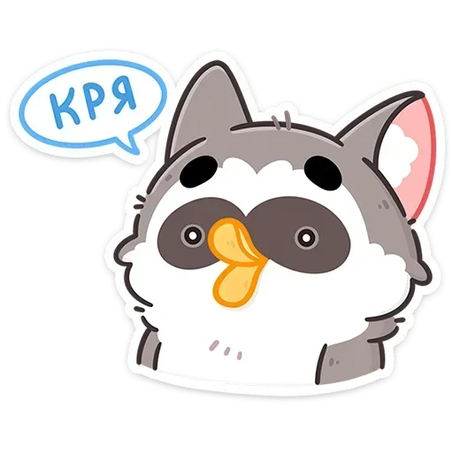🐥 Стикер «Мокко» для Telegram