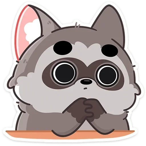 😦 Стикер «Мокко» для Telegram