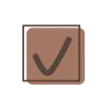 Стикер 61 Mocha Mousse