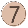 Стикер 51 Mocha Mousse