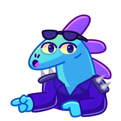 Стикер 52 Modern Dinosaur