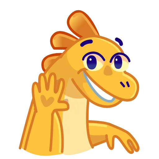Стикер 5 Modern Dinosaur