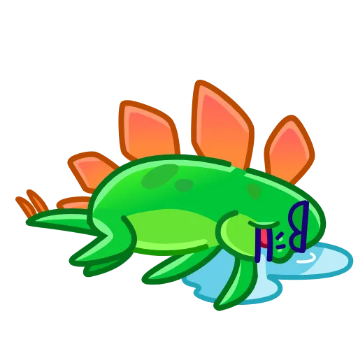 Стикер 15 Modern Dinosaur