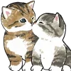Стикер 42 Котики Mofusand