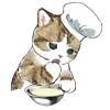 Стикер 23 Котики Mofusand