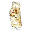 Стикер 33 Котики Mofusand