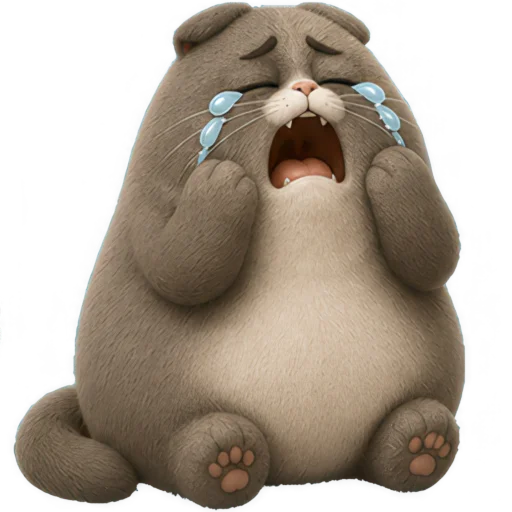 😭 Стикер «Сердитый Мокко» для Telegram