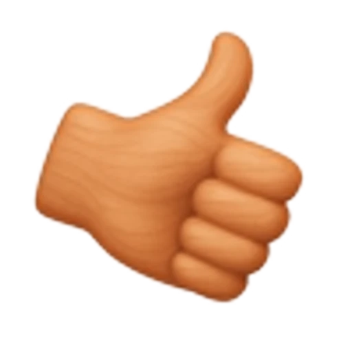 🤩 Эмодзи «Светло коричневые буквы» для Telegram