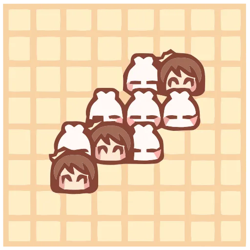 Стикер 40 Momo & Mimi