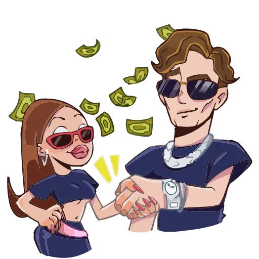 🤑 Эмодзи «MONEYKEN x INSTASAMKA» для Telegram