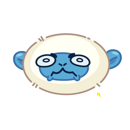 🤬 Стикер «Blue Monkey» для Telegram