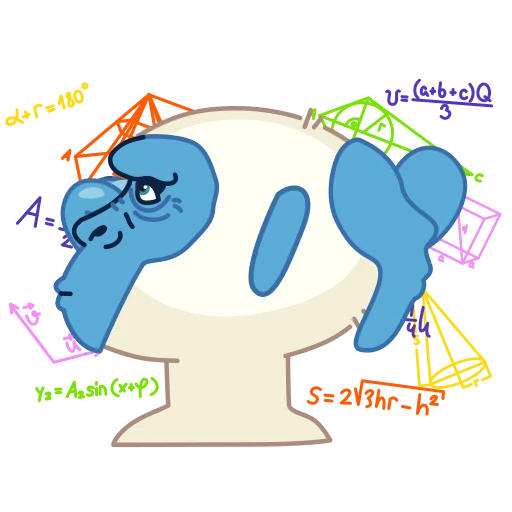 🤔 Стикер «Blue Monkey» для Telegram