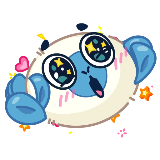 🤩 Стикер «Blue Monkey» для Telegram