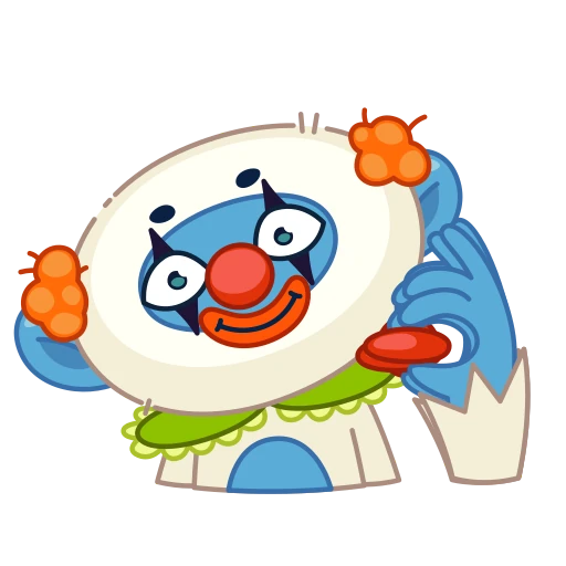 🤡 Стикер «Blue Monkey» для Telegram