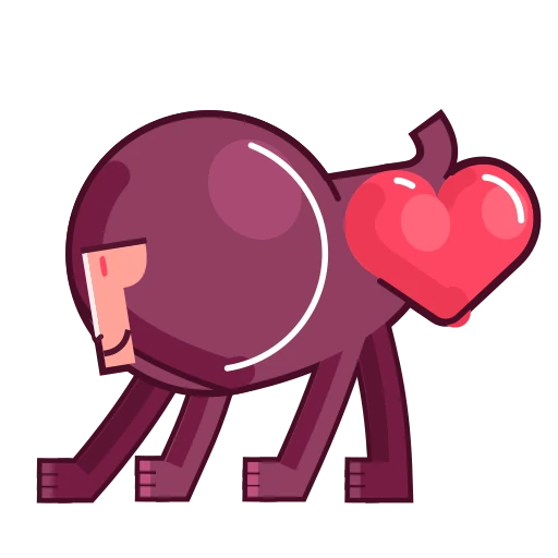 ❤️ Стикер «Movin Monkey» для Telegram