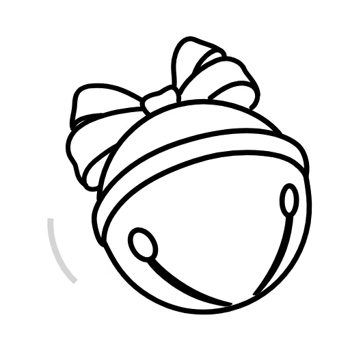 Стикер 7 Monochrome Black Style
