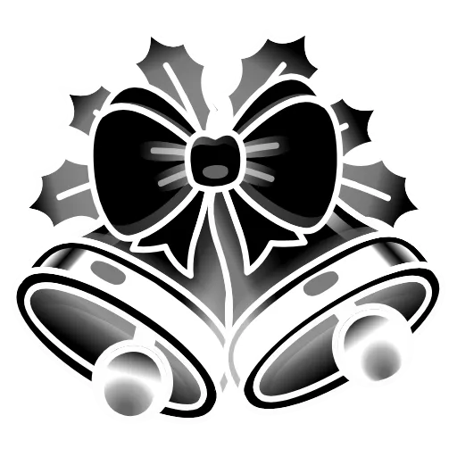 Стикер 26 Monochrome Black Style