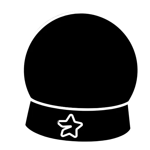Стикер 12 Monochrome Black Style