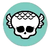 Стикер 8 💀 Набор эмоджи с куклами «Monser High Монстер Хай»